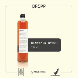 DRiPP Cinnamon Syrup - Sirup Rasa Kayu Manis Untuk Minuman Enak di Kafe/Bisnis/Rumahan