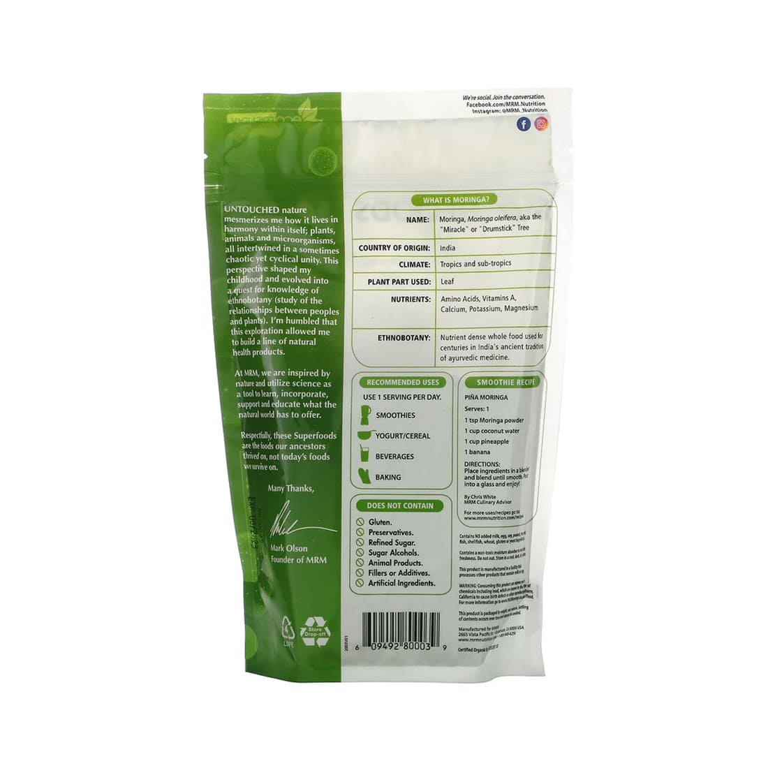 Multibev Syrup 500ml-Mint